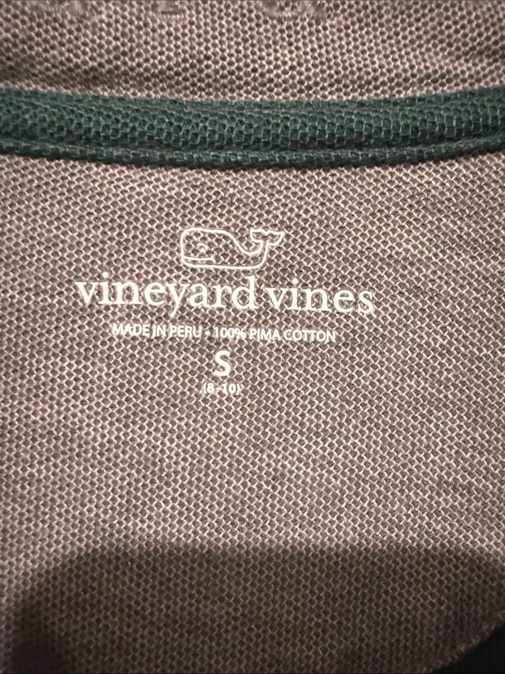 Vineyard Vines Men's Green Quarter-Zip Sweatshirt